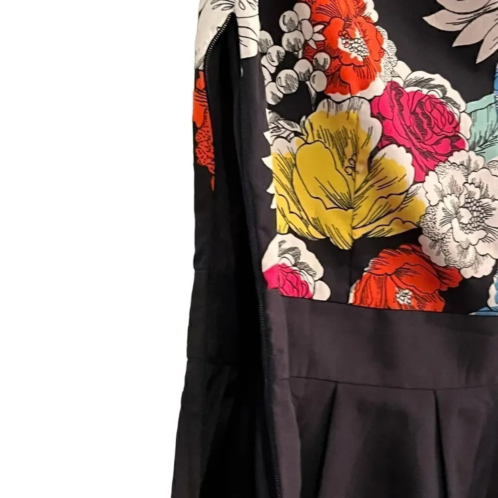 Banana Republic Women’s Floral Fit And Flare Dress, Size‎ 4, NWT